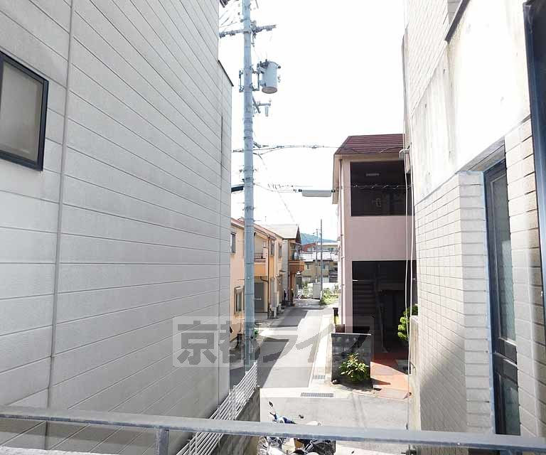 眺望　道路からあまり見えません。