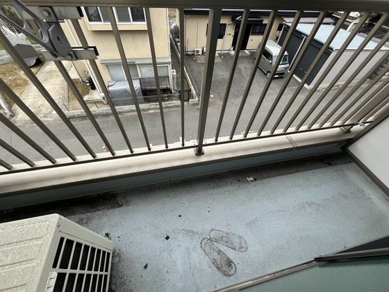 バルコニー　※別部屋の写真です