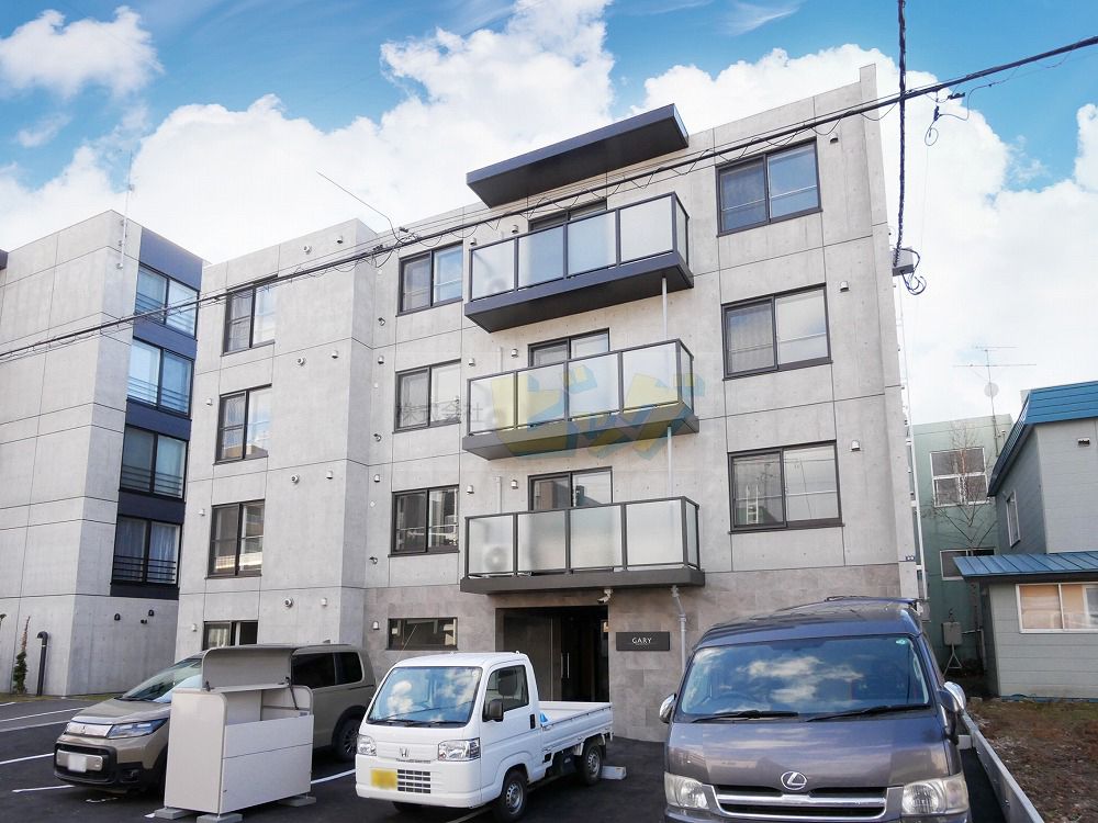 建物外観　都市ガス・エアコン完備人気デザイナーズマンションです♪