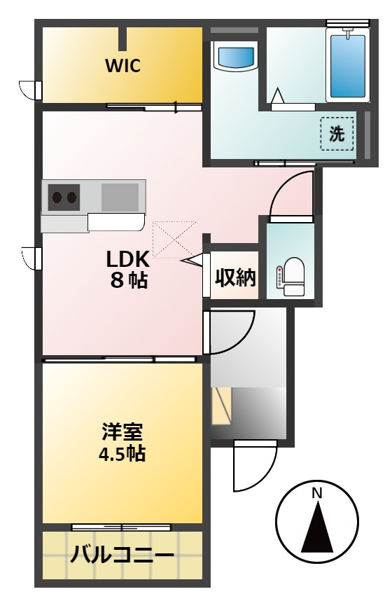 レトア城東の間取り