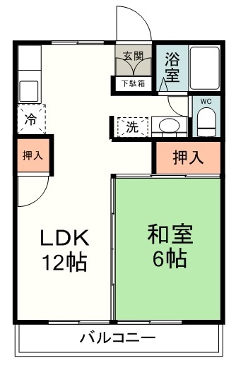 パレーシャル山原の間取り