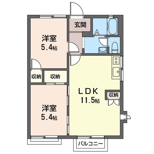 サンモール本郷Aの間取り