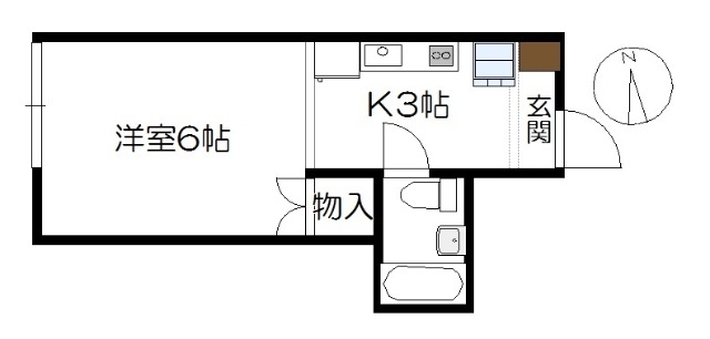 ハイツカリメラの間取り