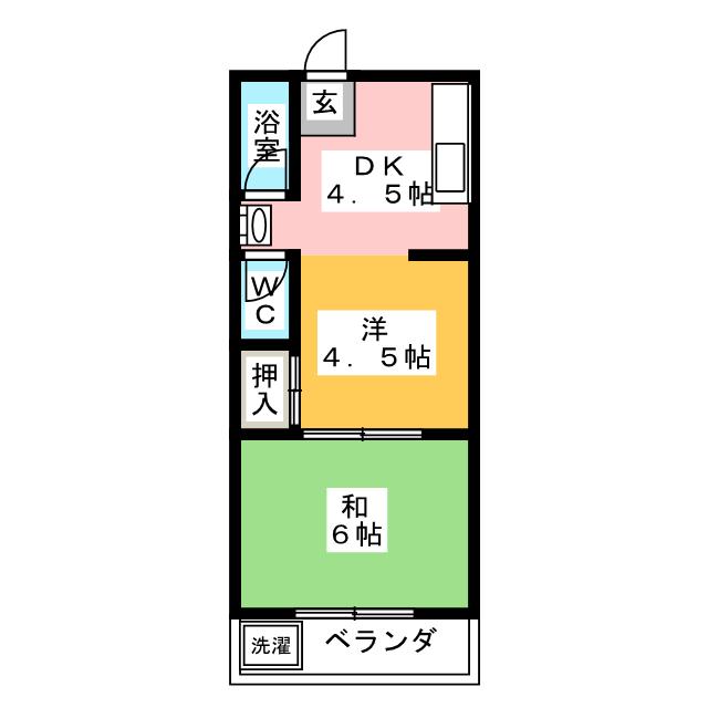 本陣ハイツの間取り