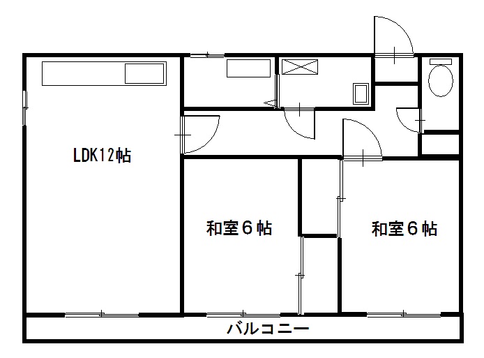 東多賀ヴィラの間取り