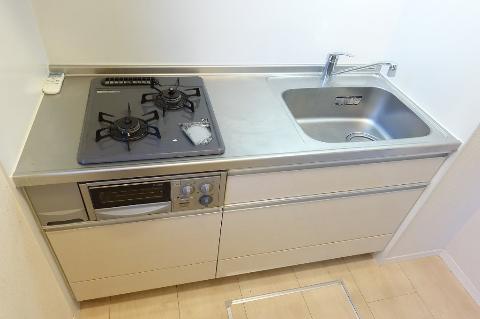 キッチン　2口コンロ