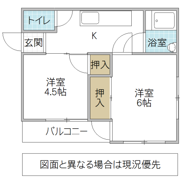 レジェンス・ゴライの間取り