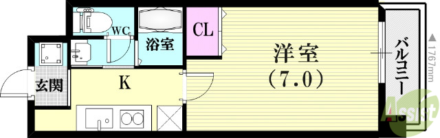 ラ・フォンテ春日野の間取り