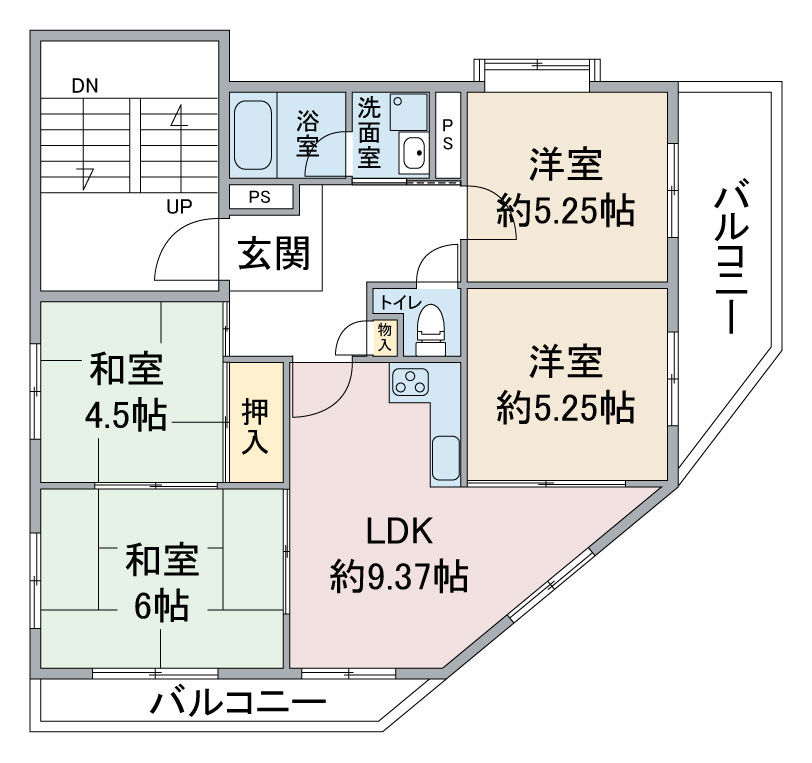 宮城ビルの間取り