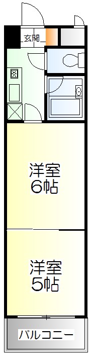 仙台市若林区大和町のマンションの間取り