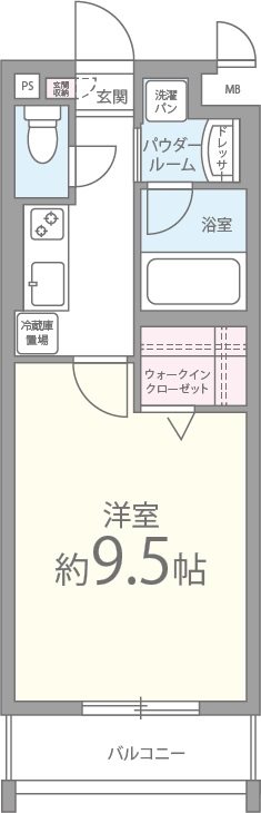 アルバ立花の間取り