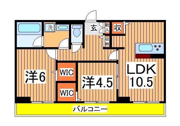 ベルフィーユの間取り