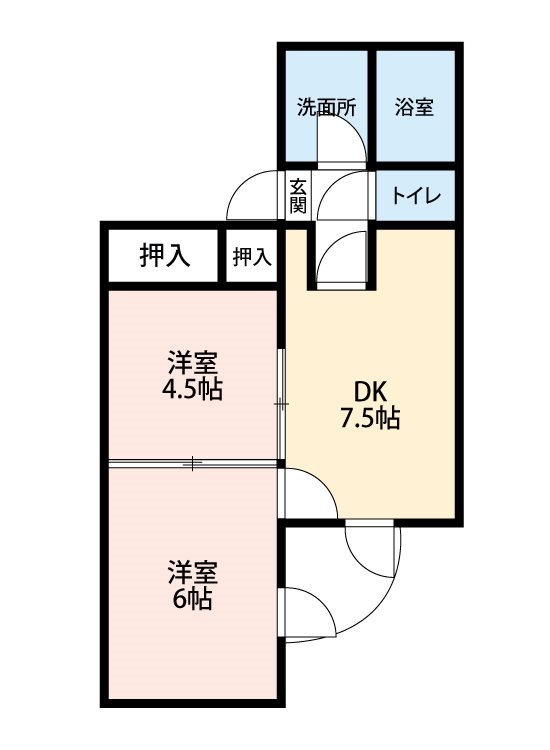 フォレストパークBの間取り