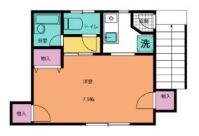 神奈川県小田原市東町２（アパート）の賃貸物件の間取り