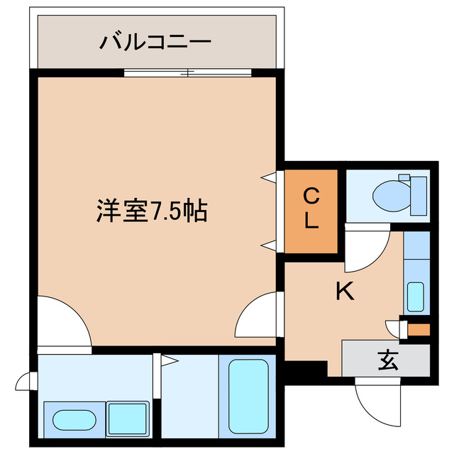 クレフラスト掛塚街道の間取り