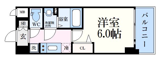 プレサンス兵庫駅前の間取り