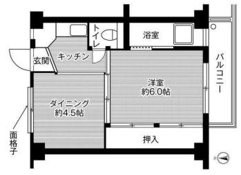 ビレッジハウス浦田２号棟の間取り