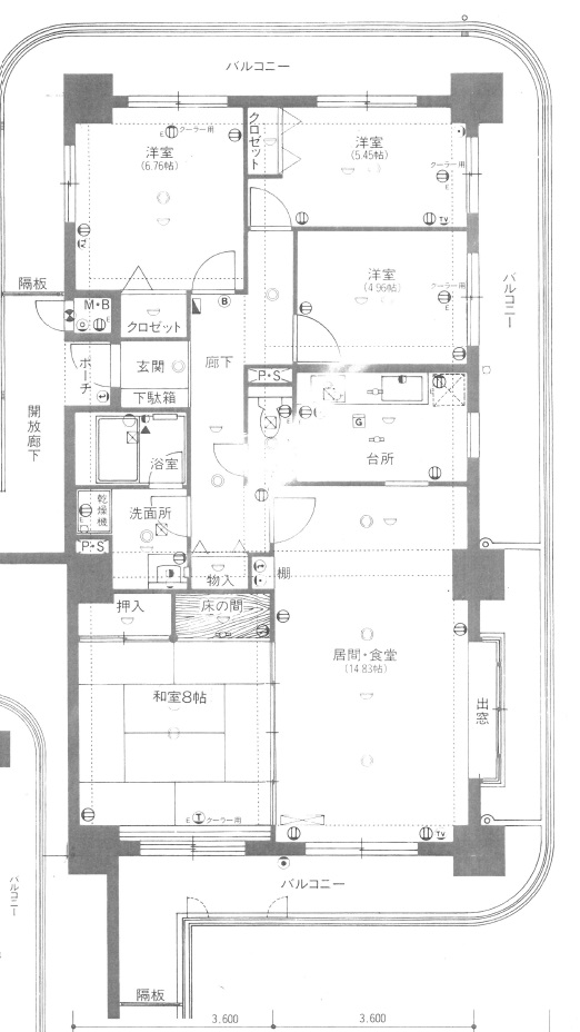 シティフォレスト武町の間取り