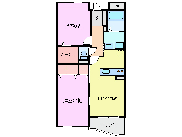 シルクスクェアの間取り