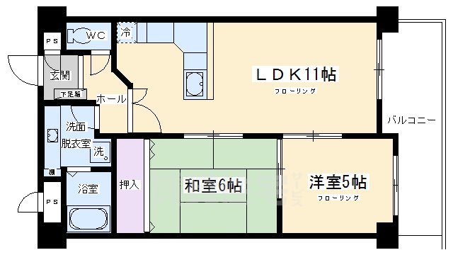 カーサグラン御池の間取り