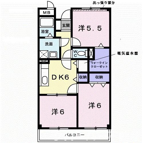 マルベル宇多津の間取り