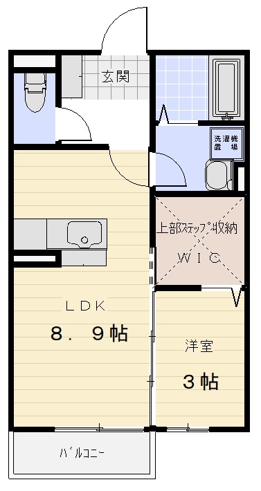 グランド ソレーユ　Bの間取り