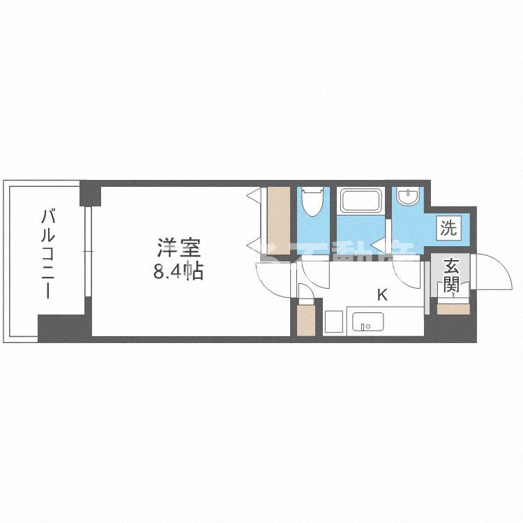 グランカーサ梅田北の間取り