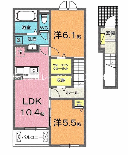 ピアエルデの間取り