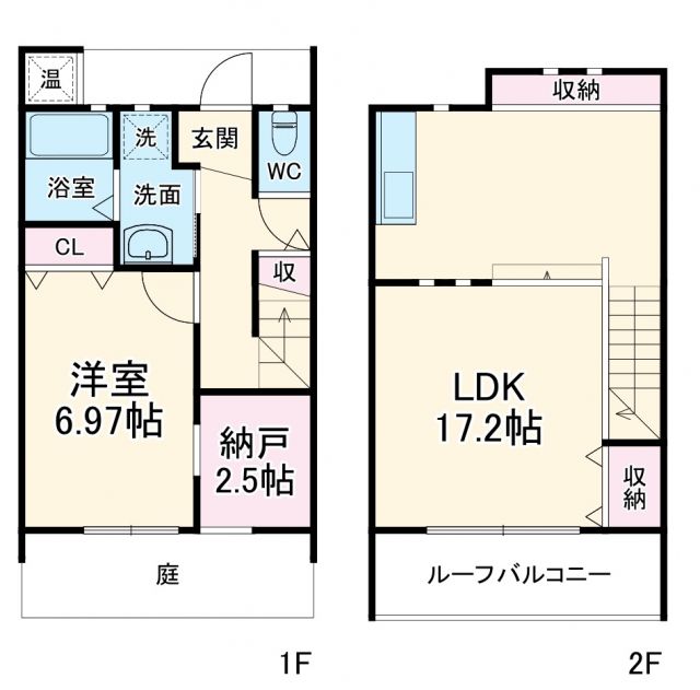 【ユードゥテラスの間取り】