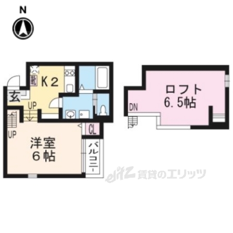 セレサージュ山科の間取り