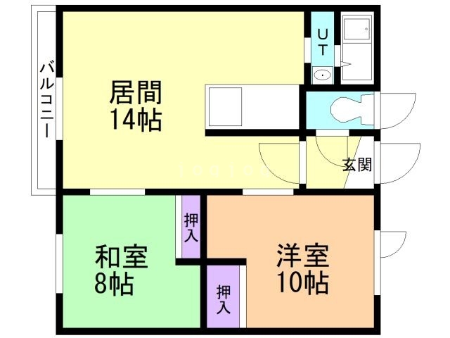 クリーンハイツの間取り