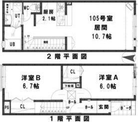 ルミエール桔梗の間取り