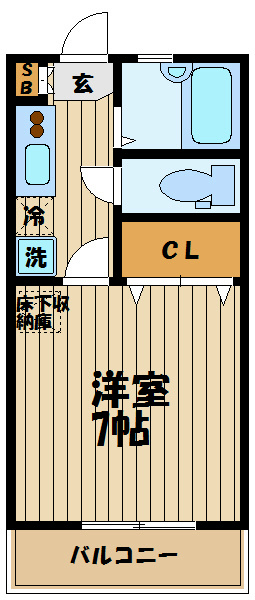 フィールアットイースの間取り