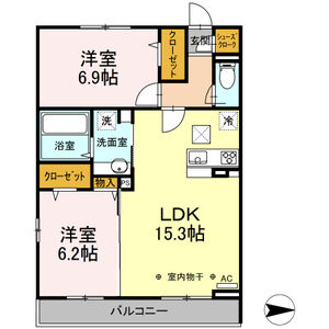 セント国立の間取り