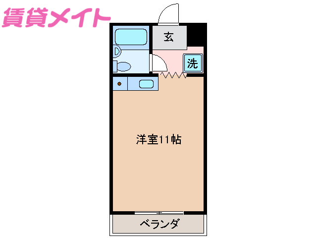 レジデンス学園前の間取り