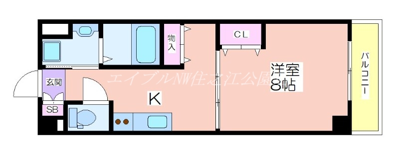 シーガルマンションIIの間取り