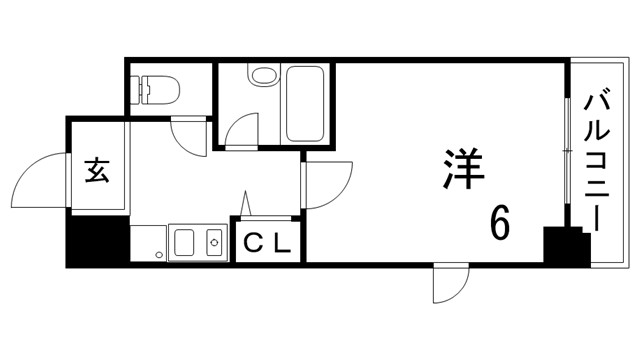 エスリード新神戸の間取り