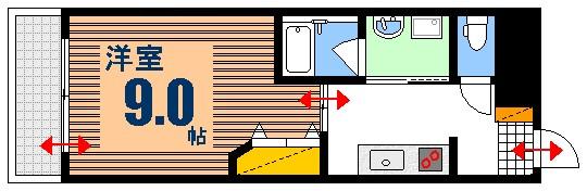 アクアシティ本川町の間取り