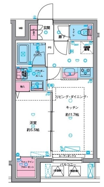 ジェノヴィア東向島スカイガーデンの間取り