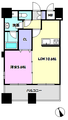 STATION TOWER TOYOSHIMAの間取り