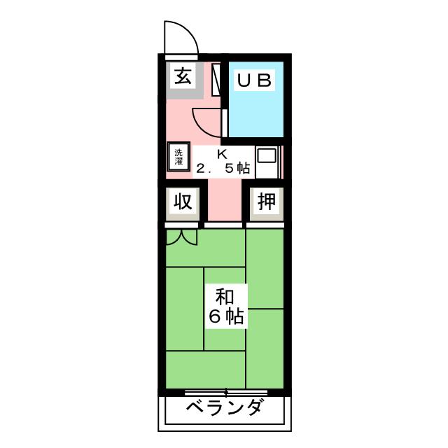 メイゾン東山の間取り