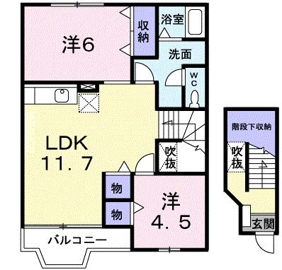 サンフォ－リストIIIの間取り