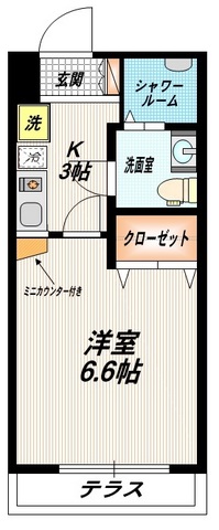 クイーンズ　ヴィレッジの間取り