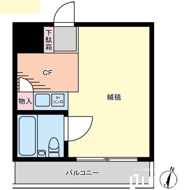 立川市錦町のマンションの間取り