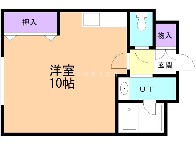 函館市美原のマンションの間取り