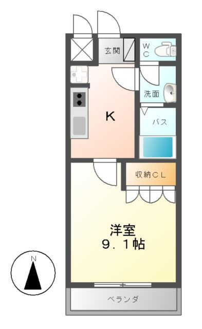 サニーホームの間取り