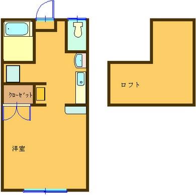 霧島市国分広瀬のアパートの間取り