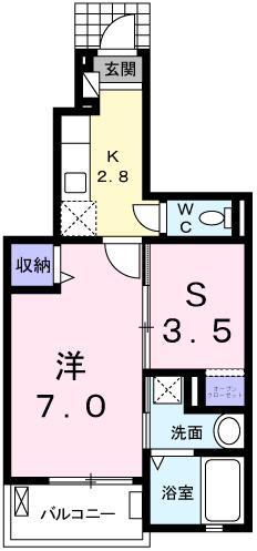 シャンラフレシールの間取り