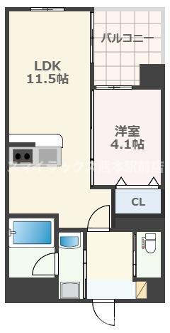 Ｒｅｖｅ ｄｅ Ｈ 京町の間取り