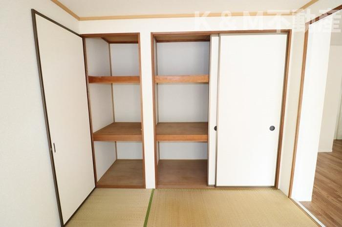 収納　十分な収納スペースがあります